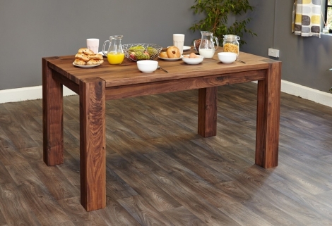 Baumhaus - Shiro - Walnut Dining Table Medium 4-6 Seater CDR04B