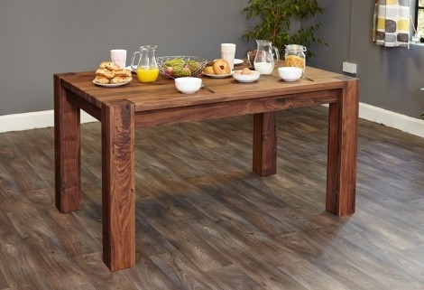 Walnut 150cm Dining Table (4/6 Seater) CDR04B
