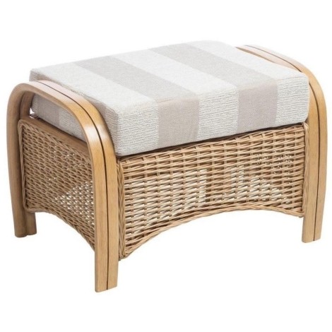Centurion Light Oak, Cane Footstool