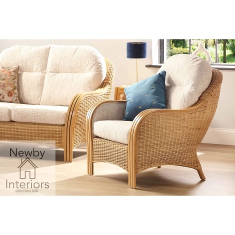 Centurion Armchair Light Oak Rattan