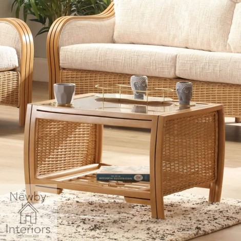Centurion Coffee Table Light Oak Rattan