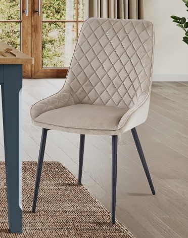 Signature Blue Dining Chair - MINK  (Pack of Two) CFR03D
