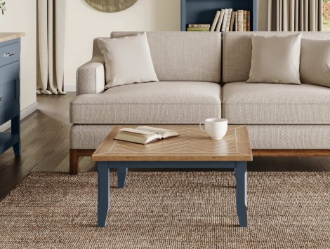Signature Blue Square Open Coffee Table CFR08C