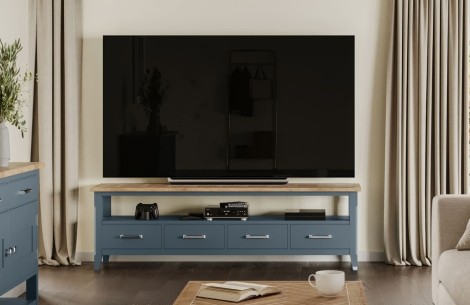 Signature Blue Large Widescreen Television Cabinet CFR09B