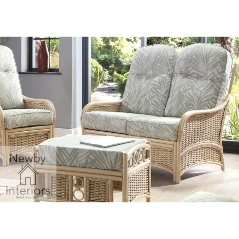 Chelsea 2 Seater Sofa Natural Wash Rattan