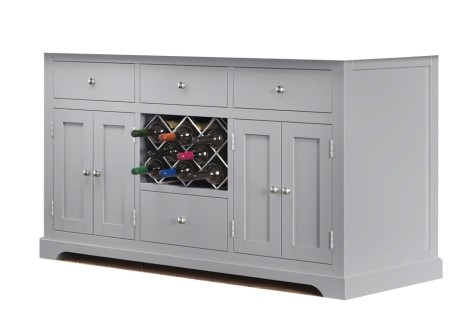 Grey Kitchen Island (No top, base only) SP-CKI01A