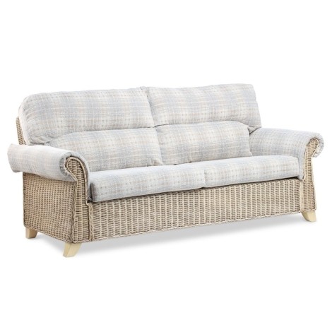 Desser - Clifton - Natural Wash - Cane 3 Seater Sofa