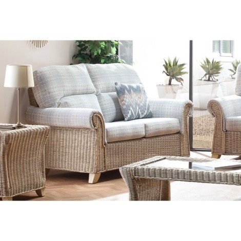 Desser - Clifton - Natural Wash - Cane 2 Seater Sofa