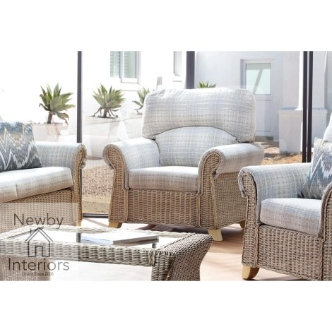 Clifton Armchair Natural Wash Rattan
