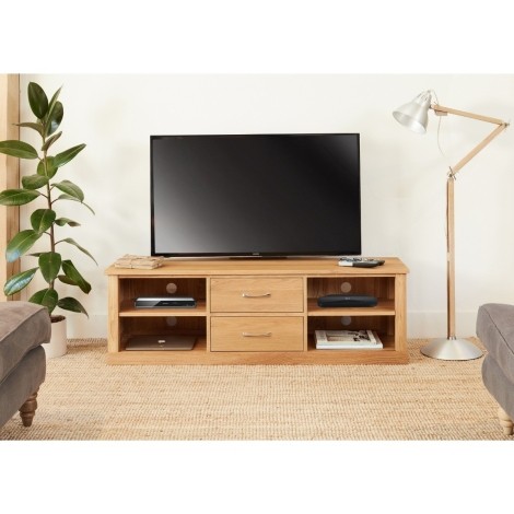 Mobel Oak Mounted Widescreen Television Cabinet COR09E