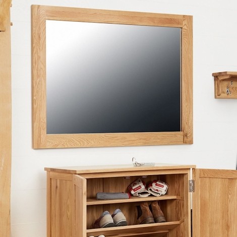 Mobel Oak Wall Mirror Medium COR16B