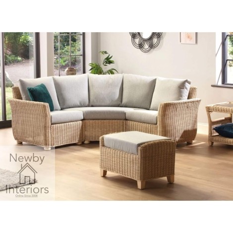 Corsica 3 Piece Corner Sofa Natural Wash Rattan