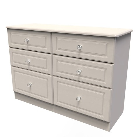 Crystal - Medium - Chest of 6 Drawers - Kashmir Ash Finish