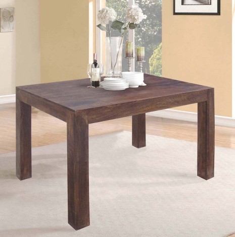 Dakota - Mango Wood - Small - 120cm Fixed Top Dining Table - Dark Tone