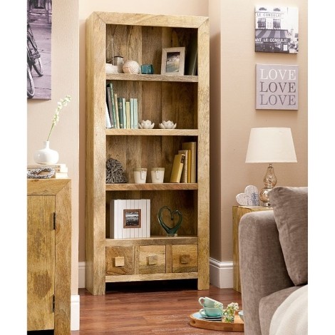 Dakota Mango Large Bookcase