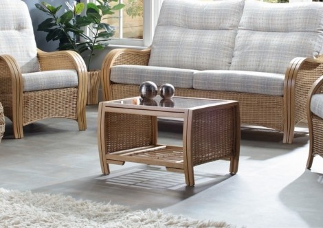 Desser - Turin - Light Oak - Cane Coffee Table