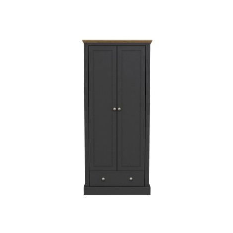 Devon Charcoal 2 Door Wardrobe 