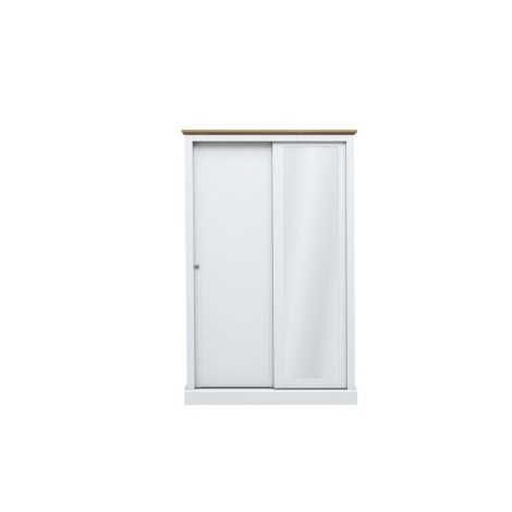 Devon White 2 Door Sliding Wardrobe 