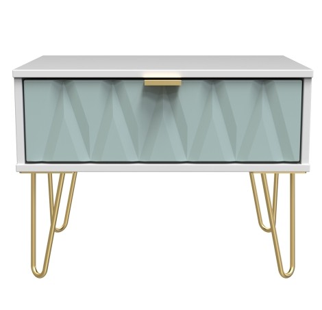 Diamond - Duck - Medium - Chest of 1 Drawer - White Matt Base