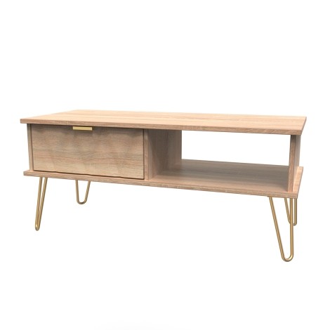 Diamond - 1 Drawer - Coffee Table - Bardolino Oak Finish