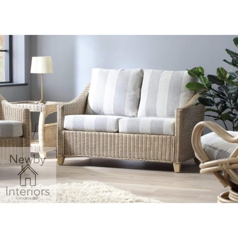 Dijon 2 Seater Sofa Natural Wash Rattan