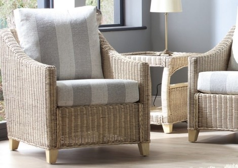 Desser - Dijon - Natural Wash - Cane Arm Chair