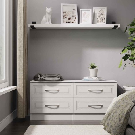 Dorset - Signature White 4 Drawers Bed Box