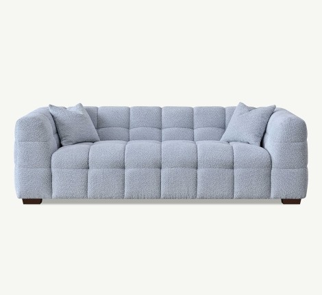 Tribeca Pearl Boucle 3 Seater Sofa