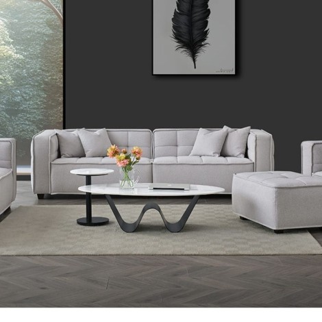 Murray Putty Boucle 4 Seater Sofa