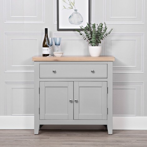 Eaton - Oak and Grey - Painted - Small Sideboard