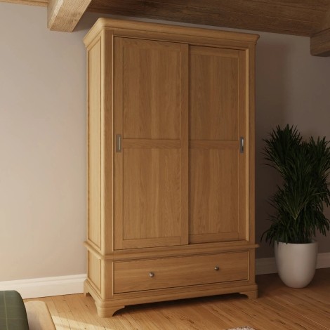 Faire 120cm Sliding Robe in Classic Oak