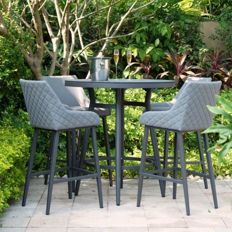 Regal 4 Seat Round Bar Set / Flanelle