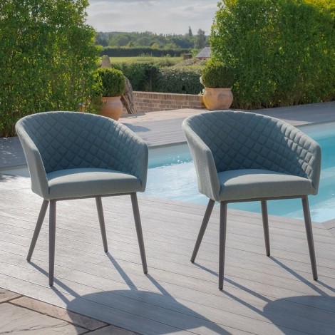 Pair Ambition Dining Chairs - Sage Green