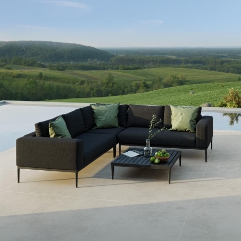 Eve Corner Sofa Group / Charcoal