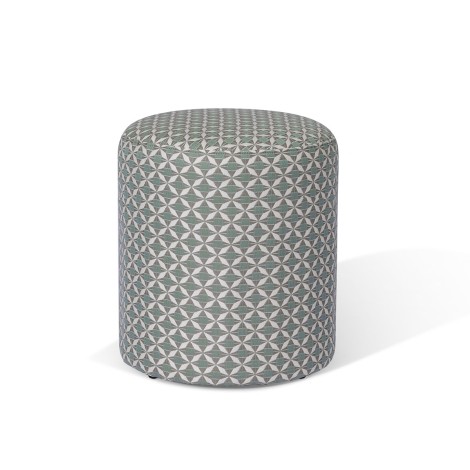 Fabric Sunbrella Footstool 45x45cm / Mosaic Glacier