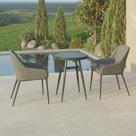 Zest 2 Seat Bistro Set / Flanelle