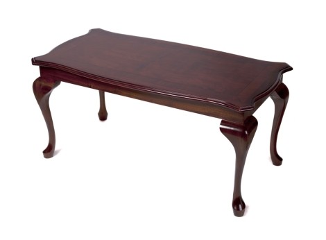 Ashmore Antique Reproduction, Queen Anne Long John Coffee Table