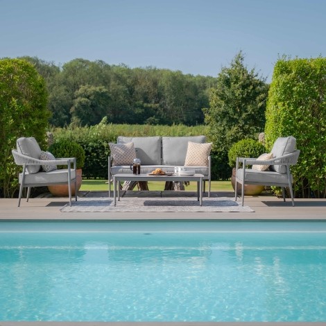 Florence 2 Seat Sofa Set - Cool Linen
