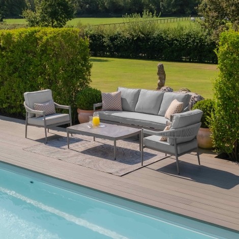 Florence 3 Seat Sofa Set - Cool Linen