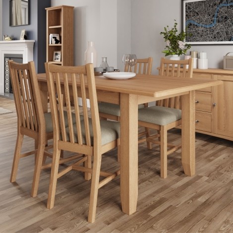 Goa Light Oak - 160cm Extending Top Table