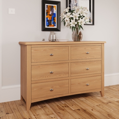 Goa Light Oak - 6 Drawer Chest