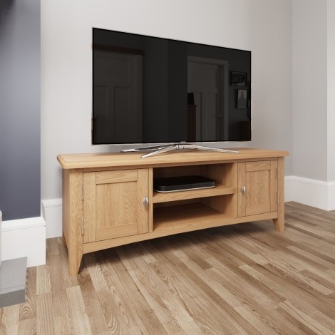 Goa Light Oak - 2 Door TV Unit