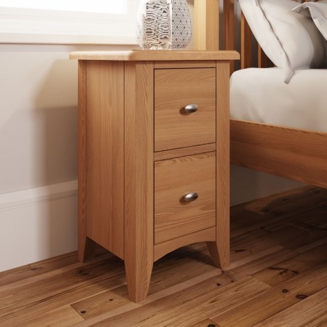 Goa Light Oak - 2 Drawer Bedside