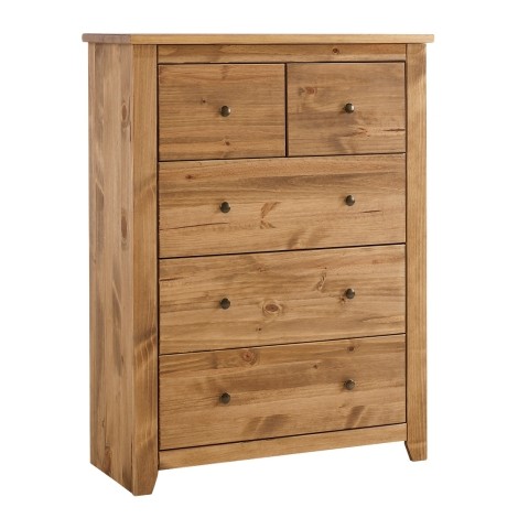 Havana - Pine Wood - 2 Over 3 Chest - Natural Finish