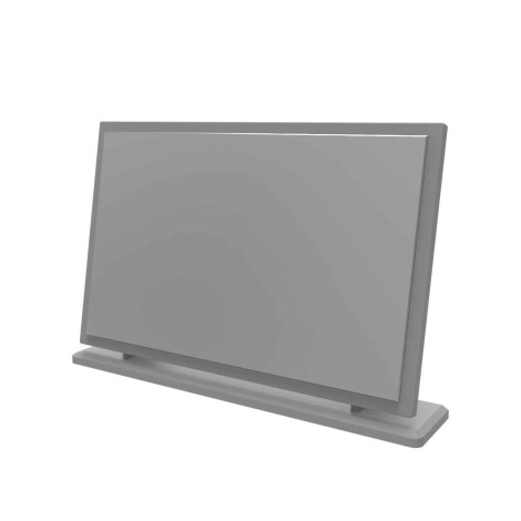Haworth - Dusk Grey Large Mirror