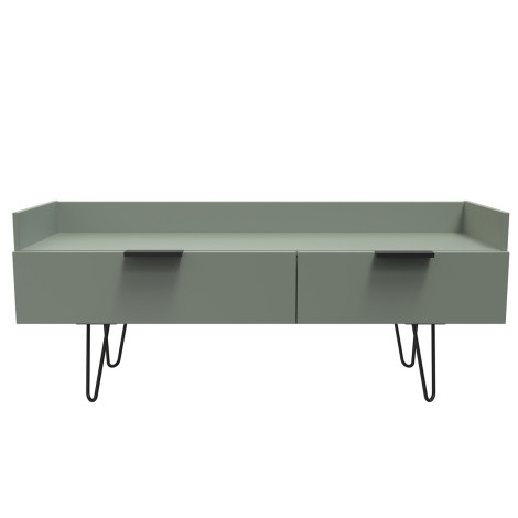 Hong Kong - Reed Green - Media Console Unit - Black Hairpin Legs