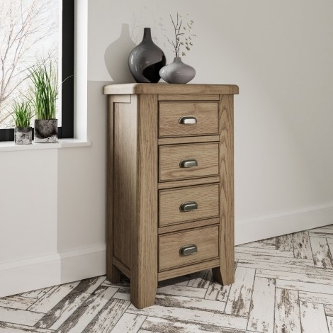 Hoxley Smoked Oak - 4 Drawer Chest
