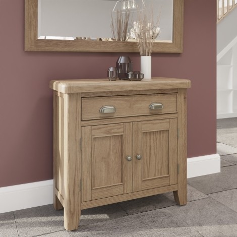 Hoxley Smoked Oak - 1 Drawer 2 Door Sideboard