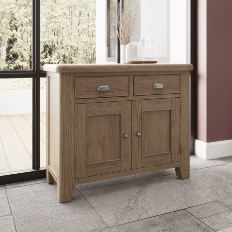 Hoxley Smoked Oak - 2 Door Sideboard