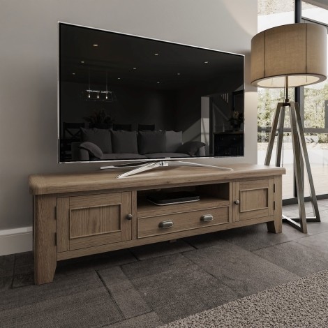 Hoxley - Smoked Oak - Extra Large TV Cabinet